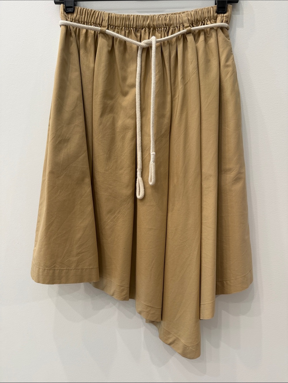VINCE size S Women’s Asymmetric A-Line Skirt in Tan